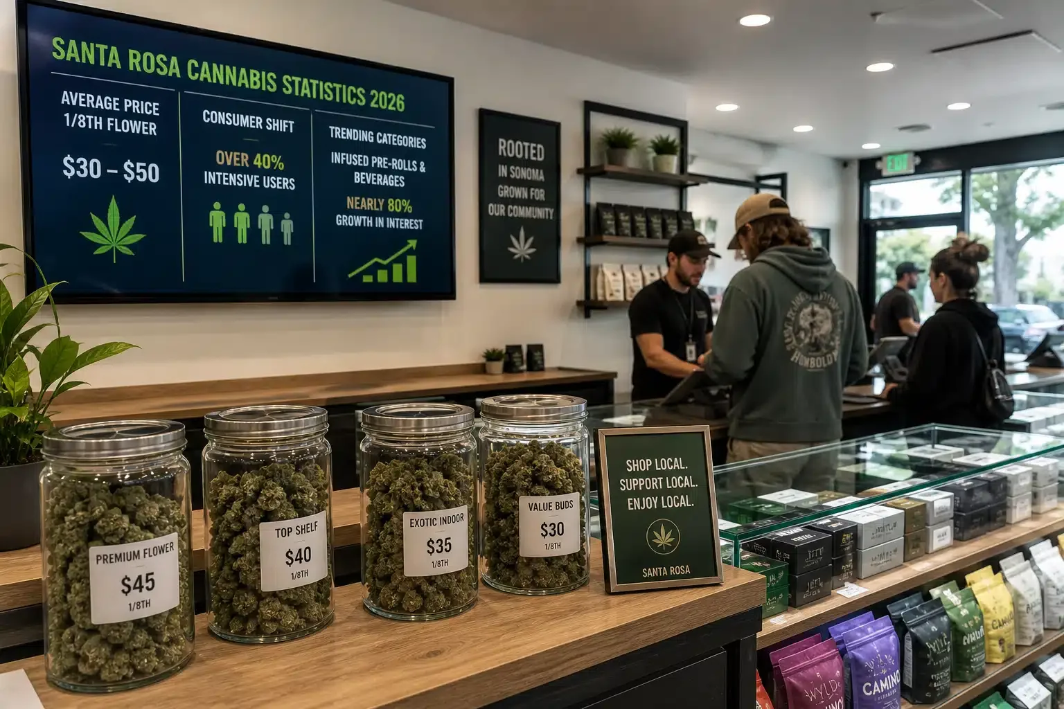 Santa Rosa Cannabis Statistics 2026: Sales, Local Growth, and Consumer Trends