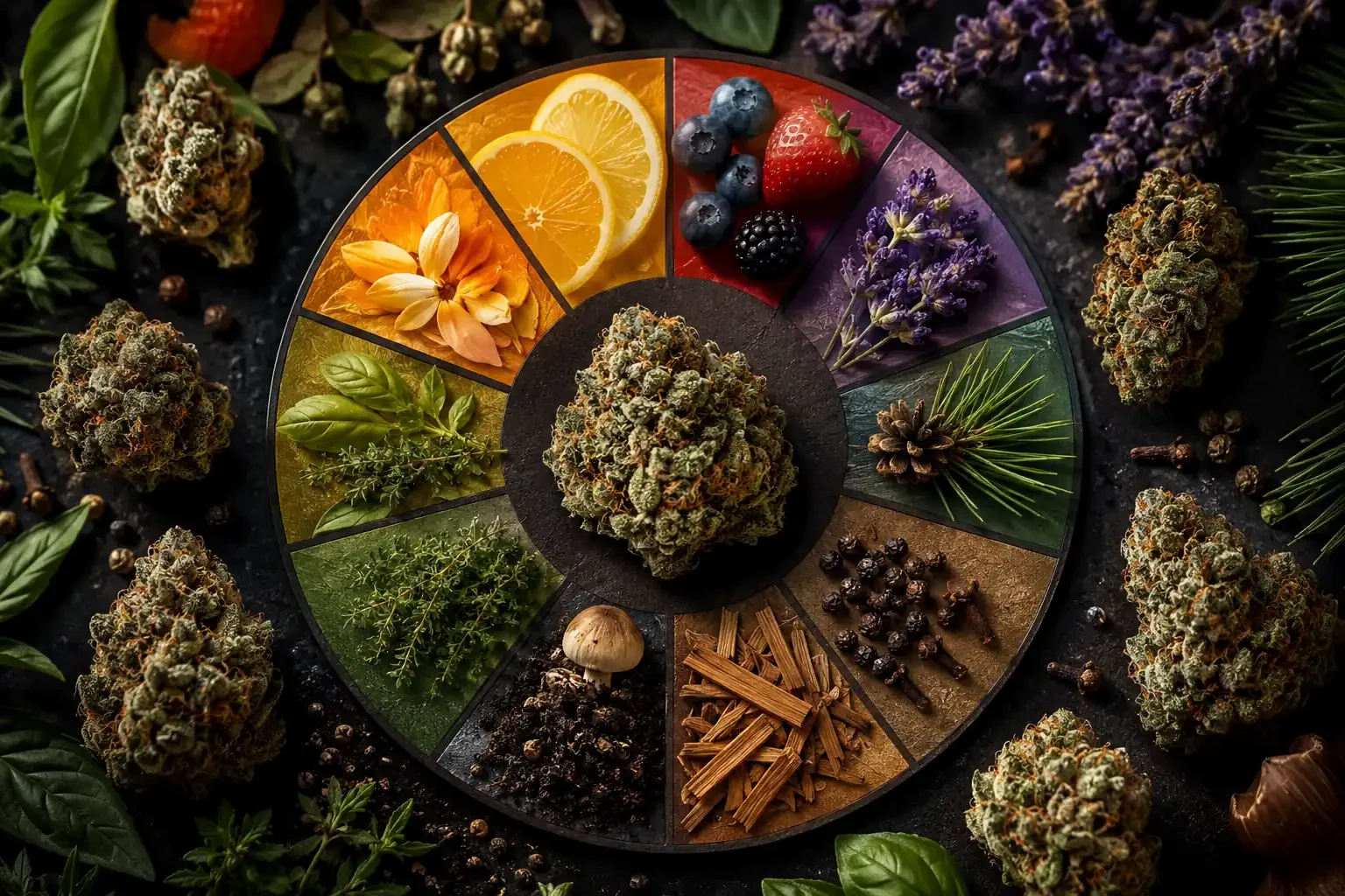 The Cannabis Flavor Wheel: How to Describe Flower Like a Connoisseur