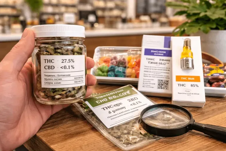 Cannabis Label Guide: Read THC%, CBD, Terpenes & Serving Size Tips